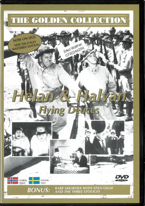 Huvudbild Helan & Halvan - Flying Deuces (DVD) 