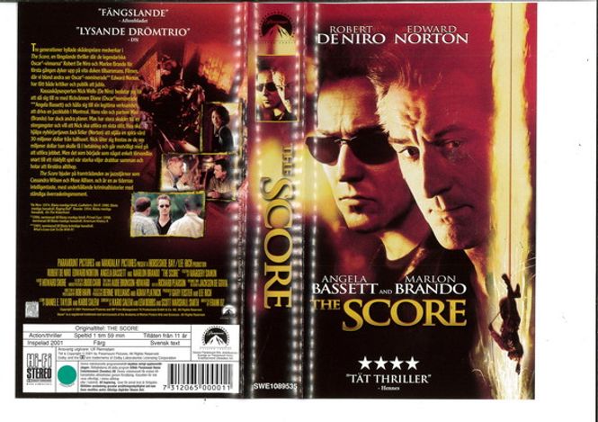 Huvudbild SCORE (VHS) ny