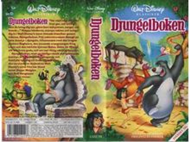 Huvudbild Djungelboken - Disneyklassiker 19 (vhs)