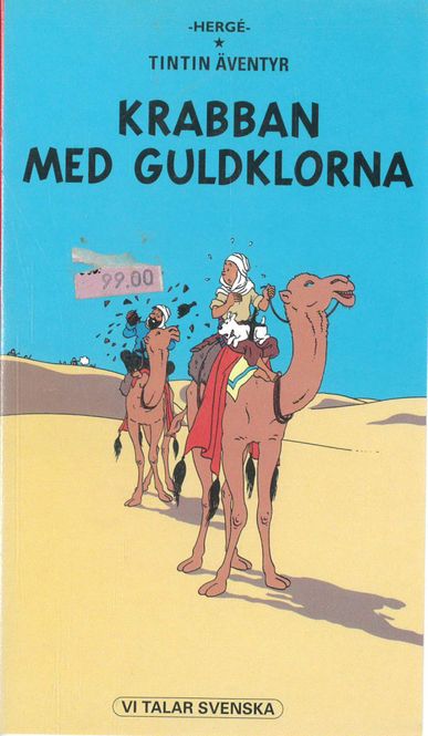 Huvudbild Tintins äventyr: Krabban med guldklorna (vhs) SF