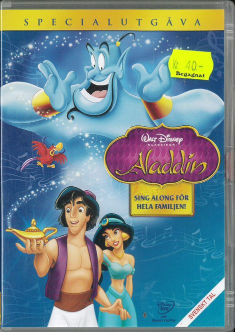 Huvudbild Aladdin (Disney nr 21)1992  (DVD) beg