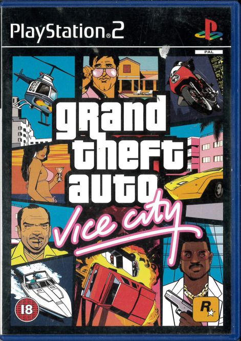 Huvudbild Grand Theft Auto - Vice City (Ps2) beg
