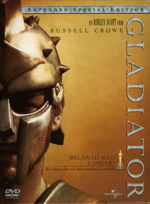 Huvudbild Gladiator - Extended Edition (3-disc) DVD beg
