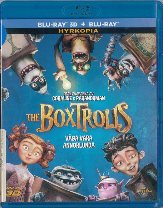 Huvudbild Boxtrolls 3D  (Blu-ray) fd hyr
