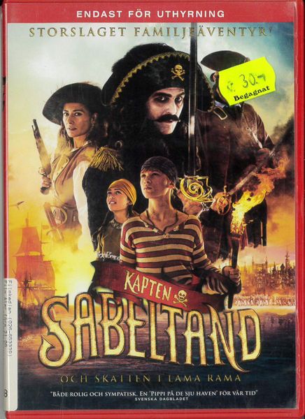 Kapten Sabeltand - Skatten i Lama Rama (DVD) FD HYR