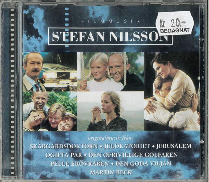 Huvudbild Filmmusik av stefan Nilsson (CD) beg