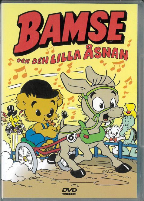 Huvudbild Bamse och den lilla åsnan - beg dvd