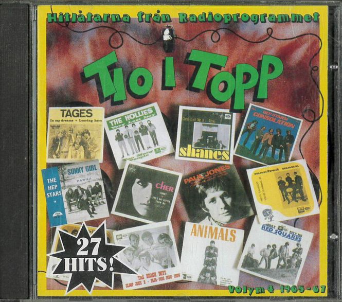 Huvudbild Tio I Topp vol 4 1965-67 (CD) beg