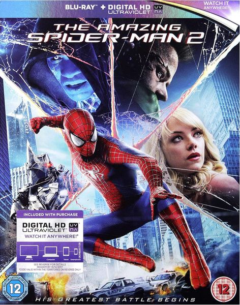 Amazing Spider-Man 2 (Blu-ray) import