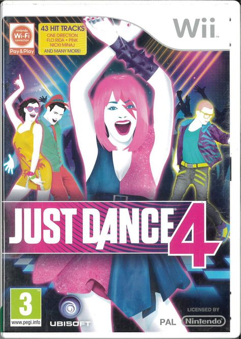 Huvudbild Just Dance 4 (Wii) begagnad