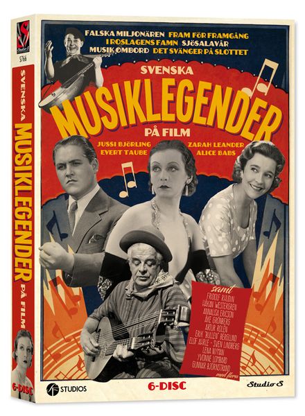 Svenska Musiklegender (dvd)
