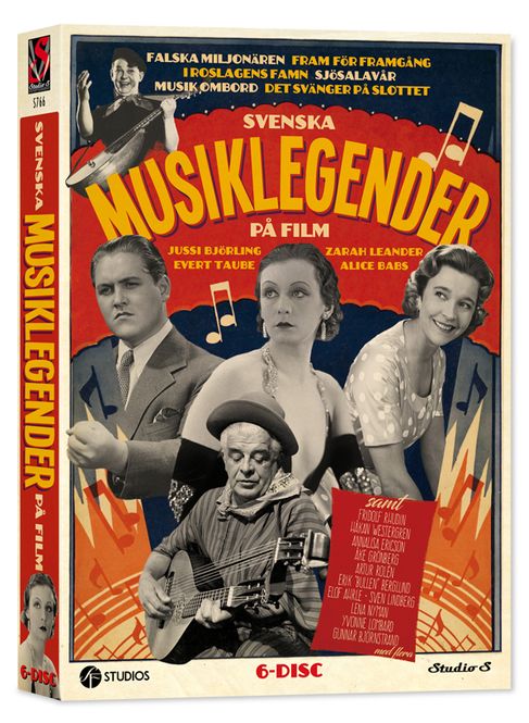 Huvudbild Svenska Musiklegender (dvd)