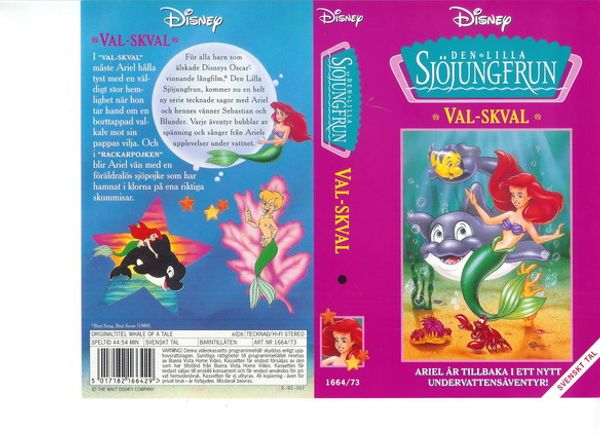 Den lilla sjöjungfrun - Val-skval (vhs)