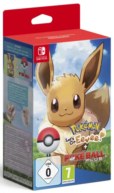 Huvudbild Pokemon Lets Go Eevee + Pokeboll  (switch)