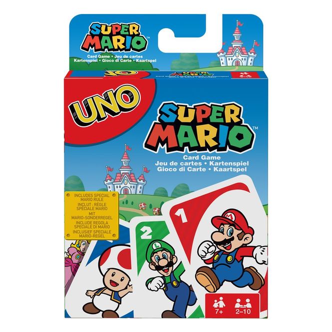Huvudbild Uno kortspel - Super Mario