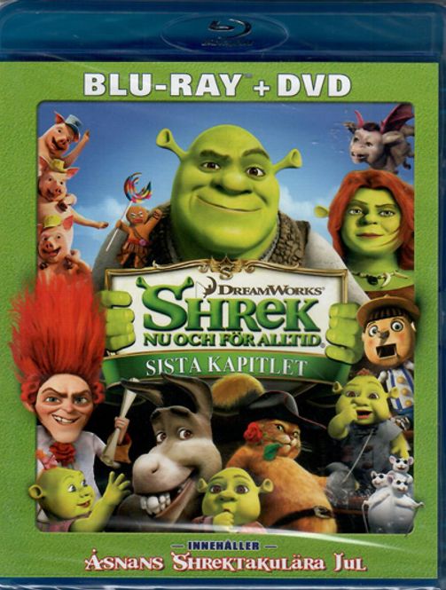 Huvudbild Shrek 4 Nu och för alltid (Blu-ray)
