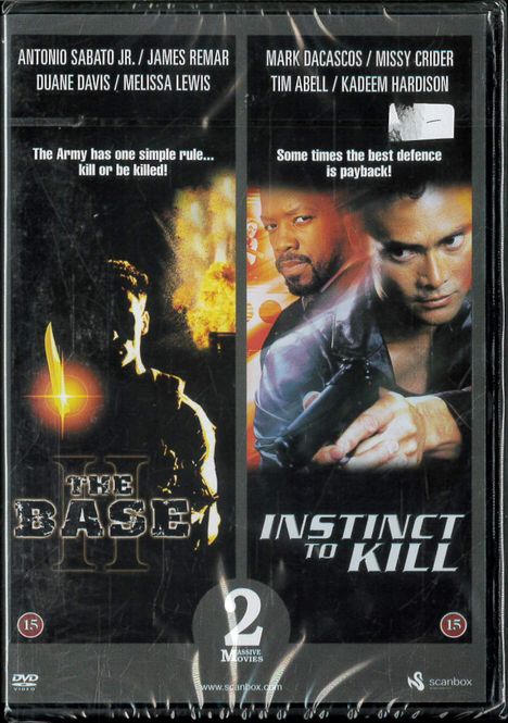 Huvudbild Base 2 + Instinct To Kill (dvd)