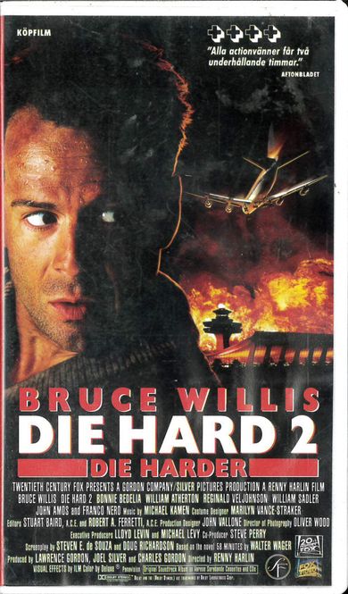 Huvudbild Die Hard 2: Die Harder (röd) vhs