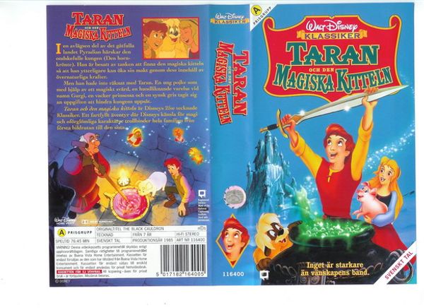 Taran och den magiska kittel - Disneyklassiker 25 (vhs)