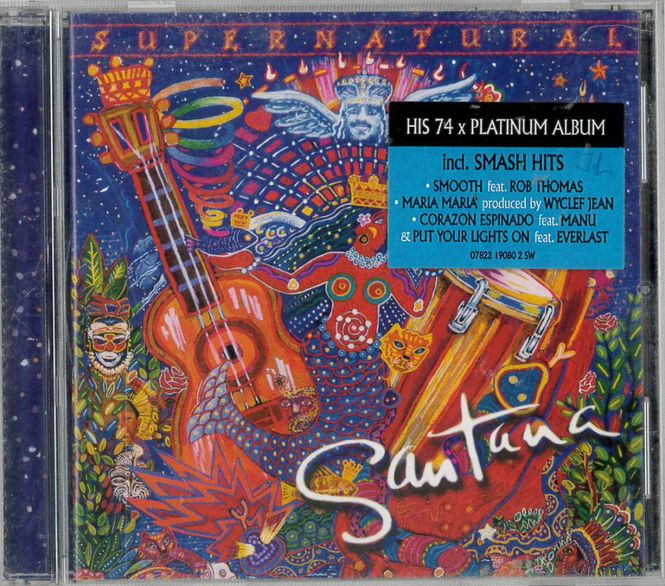 Huvudbild Santana - Supernatural (CD) beg