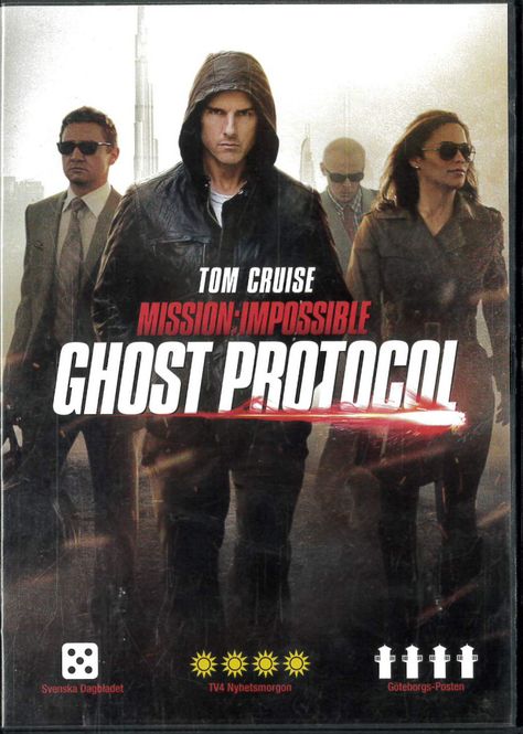 Huvudbild Mission: Impossible - Ghost Protocol (dvd) beg
