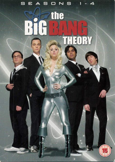 Huvudbild Big Bang Theory - Säsong 1-4 (dvd) beg uk import