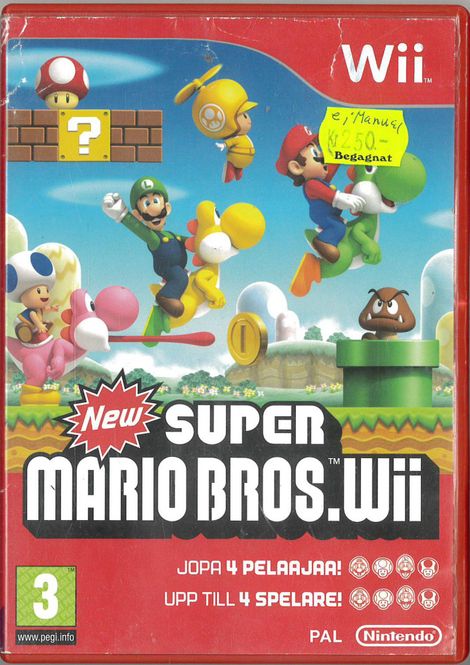 Huvudbild New Super Mario Bros Wii - beg