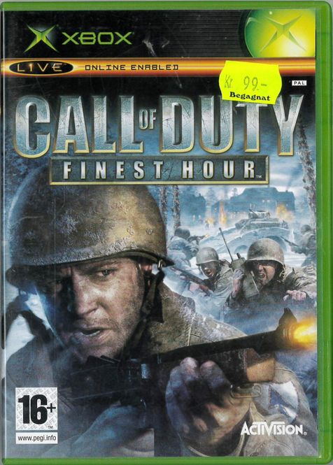 Huvudbild Call of Duty: Finest Hour   (Xbox) Beg