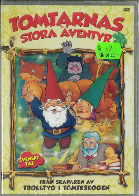 Huvudbild Tomtarnas stora äventyr (dvd) beg
