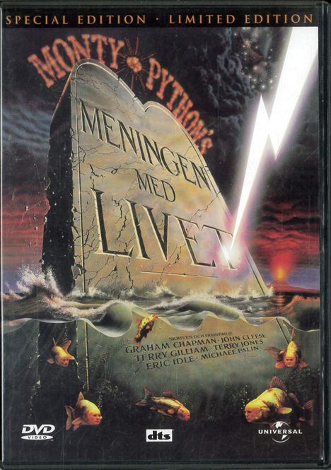 Huvudbild Monty Python's Meningen Med Livet (2-disc) beg ...