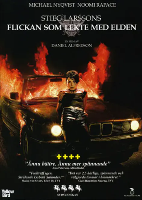 Huvudbild Stieg Larsson - Flickan som lekte med elden (dvd) ...