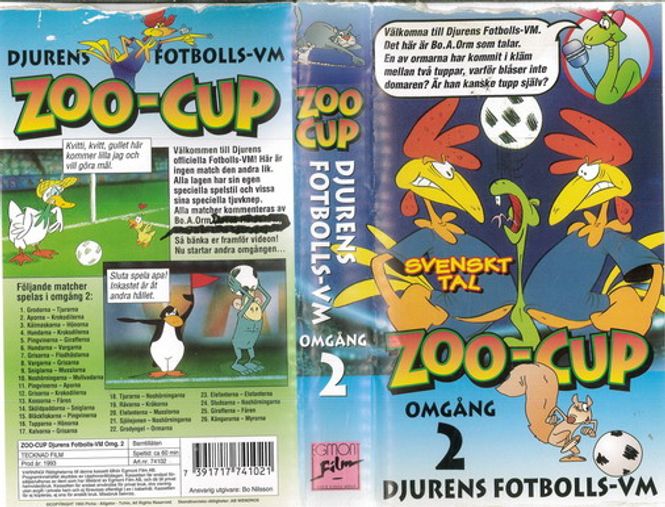 Huvudbild Zoo-Cup Omgång 2 (vhs)