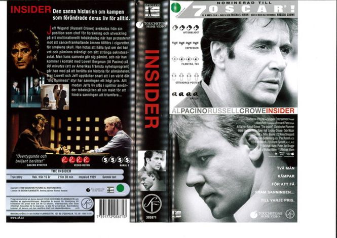 Huvudbild INSIDER (VHS) ny