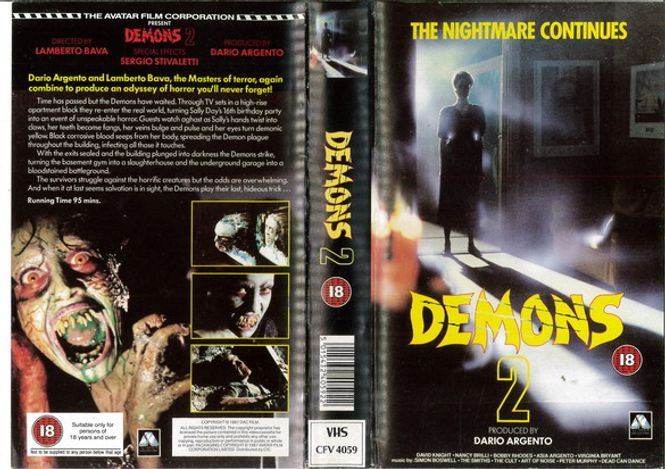 Huvudbild DEMONS 2 (VHS) UK
