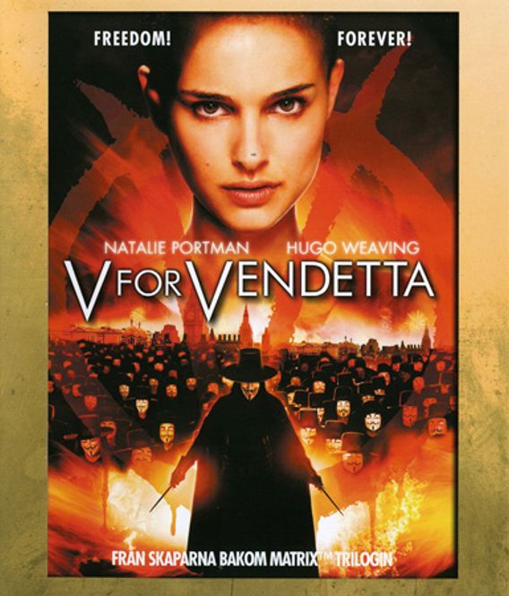 Huvudbild V För Vendetta (Blu-ray)