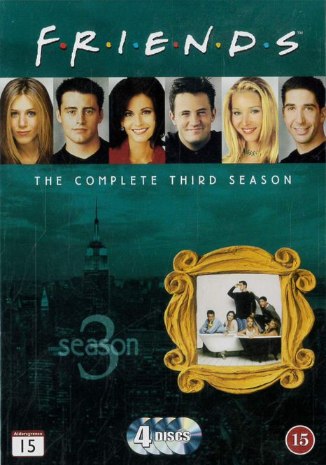 Huvudbild Vänner - Säsong 3 (dvd) begagnad