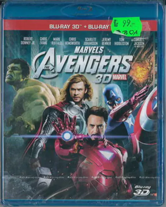 Huvudbild Avengers 3D (Blu-ray) import