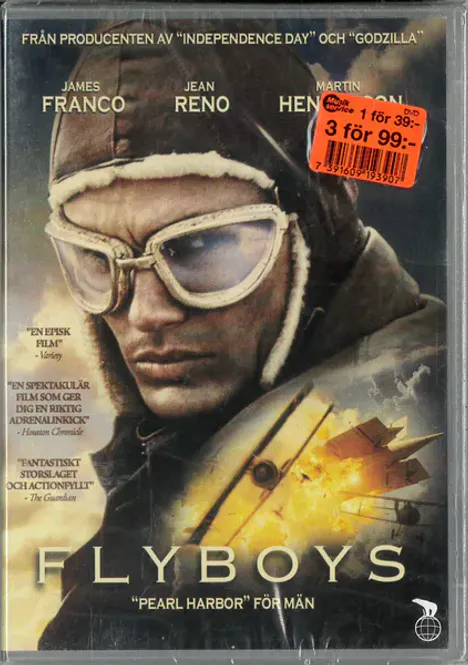 Huvudbild Flyboys (DVD) beg