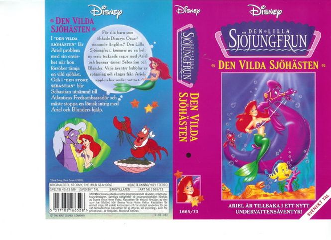 Huvudbild Den lilla sjöjungfrun - Den vilda sjöhästen - vhs