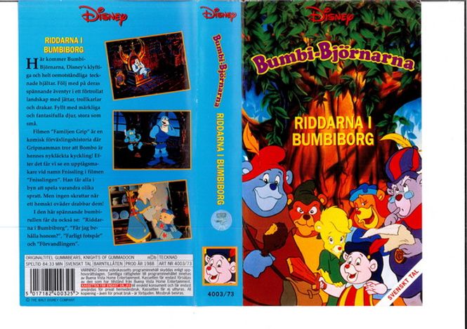 Huvudbild Bumbi-Björnarna - Riddarna i Bumbiborg (vhs)