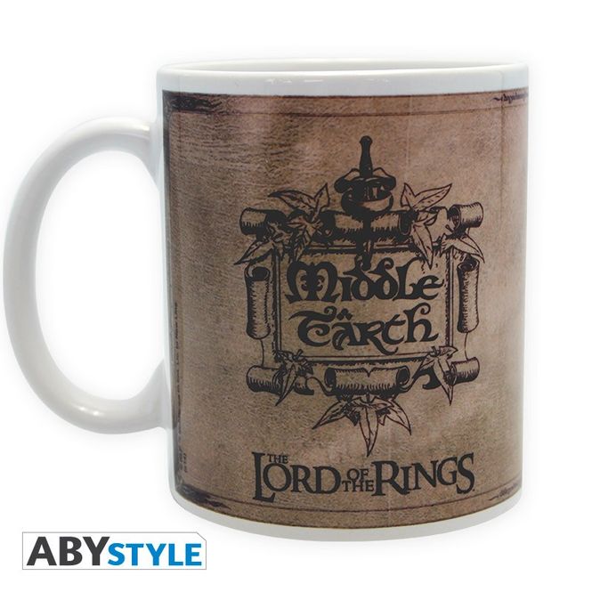 Huvudbild LORD OF THE RINGS - Mug - 320 ml - Map